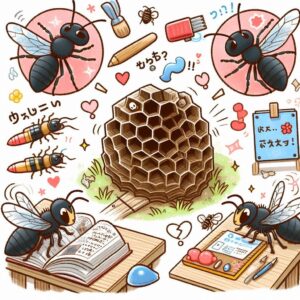 土中のクロスズメバチの巣の特定と対処法